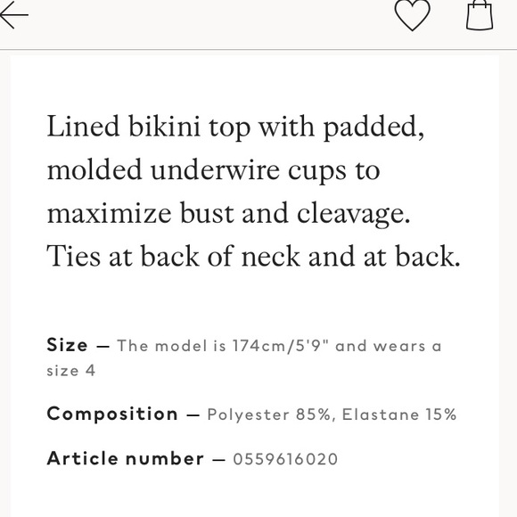 Triangle Bikini Top & Bottom - Picture 8 of 8